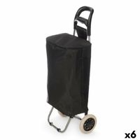 Wózek na Zakupy Kinvara RS-020 BLACK Czarny 32 L 94 x 9 x 34,5 cm (6 Sztuk)