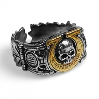 Ultramarines | Rozmiar Regulowany | Metal | Pierścień | Warhammer 40k