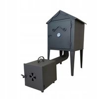 WĘDZARNIA OGRODOWA NAJNOWSZY MODEL DO RYB DUŻA WĘDZARNIA METALOWA XXL