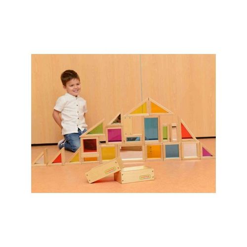 Masterkidz Dewniane Klocki Tęczowe 29 Elem. na Arena.pl