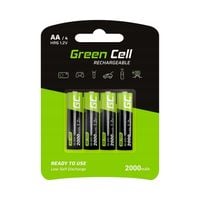 8X AKUMULATOR NIKLOWO-METALOWO-WODORKOWY GREEN CELL AA (R6) 2000 MAH