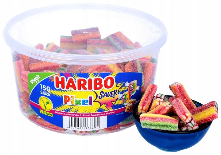 Żelki Haribo Rainbow Pixel 1,2 kg zdjęcie 2