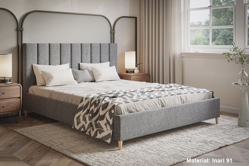 Łóżko tapicerowane Hamilton 120x200 stelaż nóżki na Arena.pl