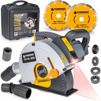 BRUZDOWNICA ELEKTRYCZNA 3100W 150MM LASER REGULACJA + WALIZKA