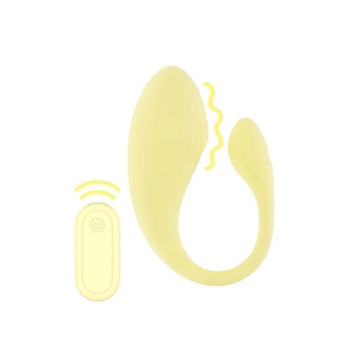 Vibrating G-Spot Vibe With Remote Control - Yellow na Arena.pl