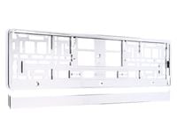 Ramka na tablicę rejestracyjną metalizowana, chrom