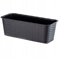 KADAX Skrzynka Balkonowa 40cm Doniczka Antracyt