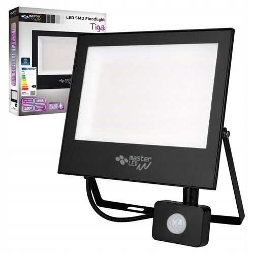 HALOGEN LED z czujnikiem ruchu naświetlacz lampa 100W 4500K ZEWNĘTRZNY na Arena.pl