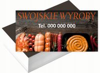Wizytówki firmowe 200 szt RÓŻNE WZORY do wyboru SWOJSKIE WYROBY