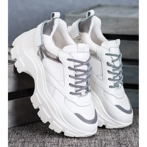 Białe Sneakersy Na Platformie r.38 na Arena.pl