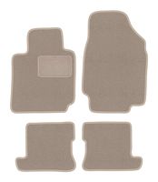 Dywaniki welurowe LUX beżowe Nissan Micra K12 CC Cabrio 2003-2010