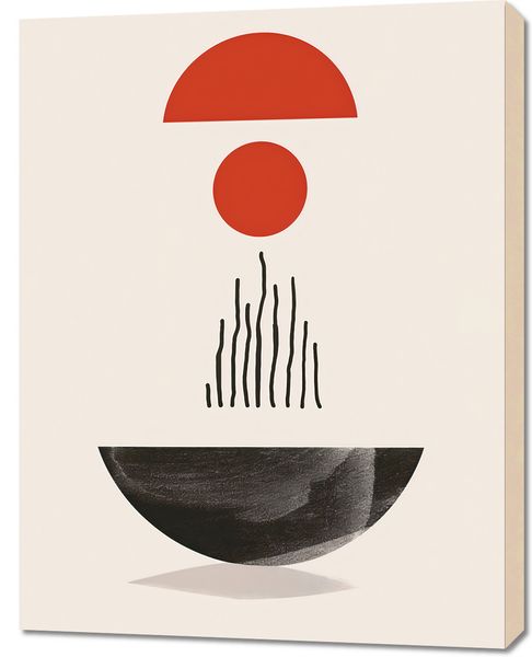 Obraz 70x90cm Półokrągła Forma zdjęcie 1