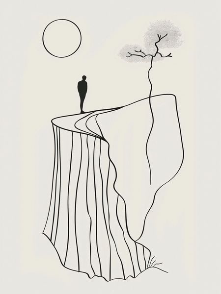 Plakat 60x80cm Samotność i Wzniosłość zdjęcie 1