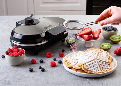 Gofrownica SERCA serduszka ceramiczna 10 GOFRÓW na Arena.pl