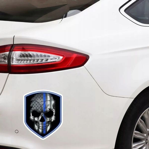 Wlepa Shield Skull Niezależność Wolność Strażnik zdjęcie 3