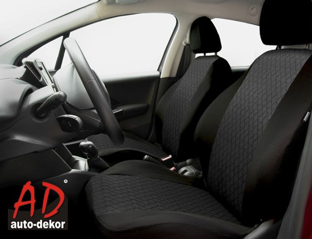 Pokrowce na fotele samochodowe PROFI Szare do LANCIA MUSA zdjęcie 3