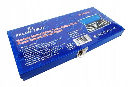 ZESTAW BITÓW KLUCZY IMBUS SPLINE TORX 40 el BITY na Arena.pl