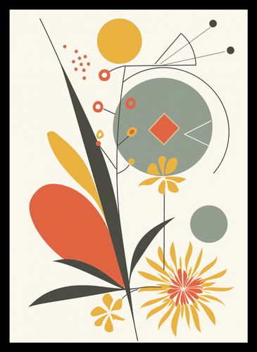 Plakat 25x35cm Geometryczny Ogród na Arena.pl