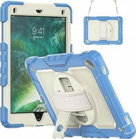 Etui do iPad 6/5/Air 2 9.7” z Podstawką i Paskiem na Ramię Niebieskie