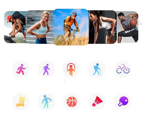 SMARTWATCH ZEGAREK SMARTBAND PASEK TRENING TĘTNO KROKI SPORT PULS CIŚNIENIE DD54 na Arena.pl