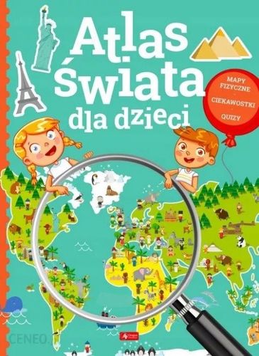 Atlas Świata dla dzieci edukacja nauka nagrody szkoła przedszkole A4 na Arena.pl