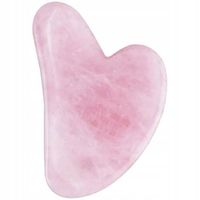 Woow You Kamień do Masażu Twarzy GUA SHA Kwarcowy Różowy Poprawa Krążenia