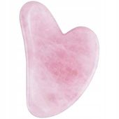 Woow You Kamień do Masażu Twarzy GUA SHA Kwarcowy Różowy Poprawa Krążenia