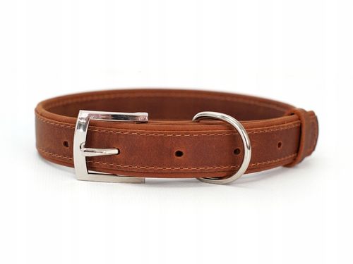 Obroża dla psa z identyfikatorem Cognac rozmiar M na Arena.pl