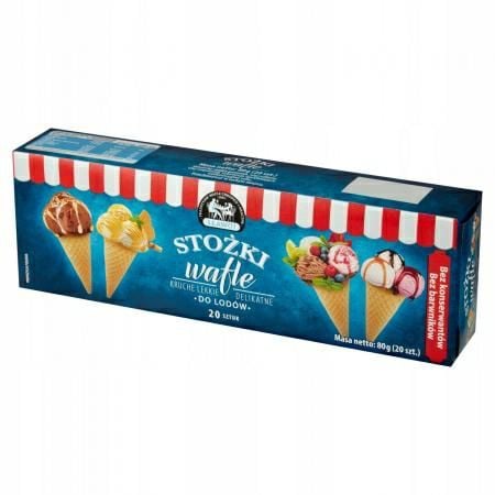 SŁAWOJ WAFLE DO LODÓW STOŻKI 80G zdjęcie 1