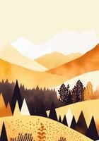 Plakat 70x100cm Złoty Zachód w Rozkwicie