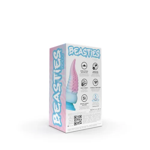 nobu beasties tiki - silikonowy model stożkowy z przyssawką, fioletowy na Arena.pl