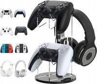 STOJAK NA PADY 2w1 PAD SŁUCHAWKI AKCESORIA PS4 PS5 XBOX KONTROLERY