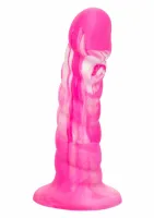twisted love twisted ribbed probe silikonowy anatomiczny z przyssawką