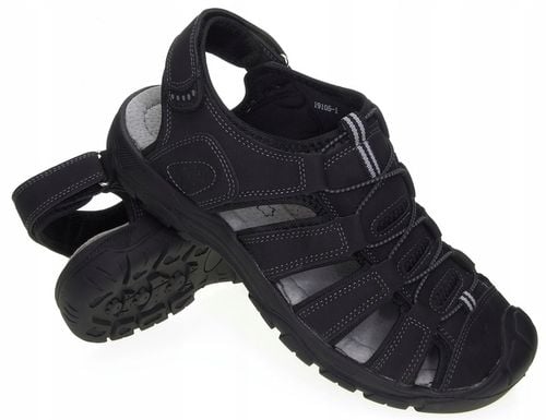 Męskie skórzane sandały solidne lekkie i wygodne buty Trekkingowe na Arena.pl