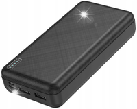 DUŻY PowerBank 20000mAh 2xUSB USB-C 2.1A DIODY LED