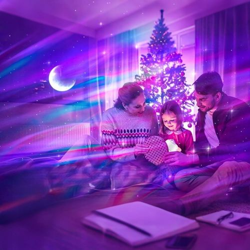 Projektor Gwiazd Głośnik Bluetooth Lampka Nocna Projektor Z Muzyką Pilot na Arena.pl