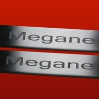 Listwa progowa RENAULT MEGANE MK2 Stal nierdzewna 304 mat 2szt