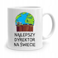 Dla Dyrektora Kubek Najlepszy Dyrektor Na Świecie Z Nadrukiem Ze Zdjęciem