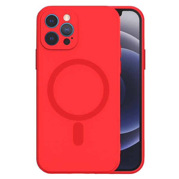 TEL PROTECT MagSilicone Case do Iphone 15 Pro Max Czerwony zdjęcie 1