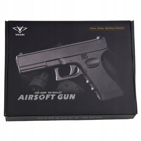 PISTOLET METALOWY GLOCK REPLIKA 1000 KULEK GRATIS zdjęcie 8