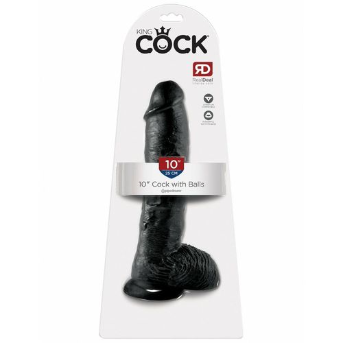 Dildo Pipedream King Cock Czarny na Arena.pl