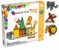 MAGNA-TILES KLOCKI MAGNETYCZNE SAFARI ANIMALS 25 elem. zwierzątka
