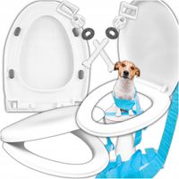 DESKA SEDESOWA do WC toaletowa BIAŁA WOLNOOPADAJĄCA twarda wypinana V