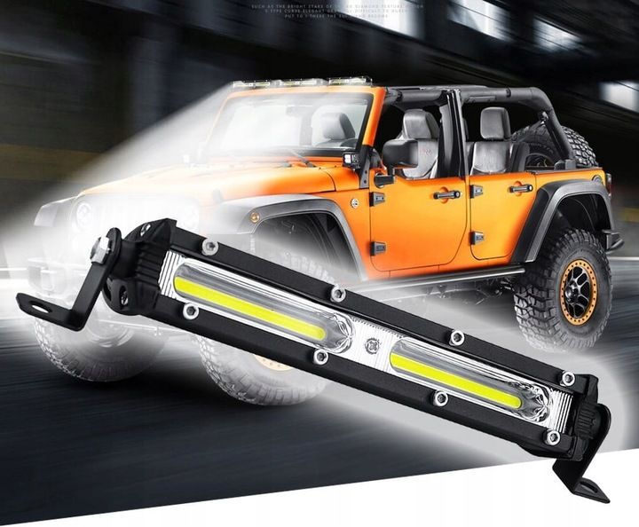 Zestaw 2x Halogen lampa robocza BAR LED 24W 12-24V zdjęcie 5