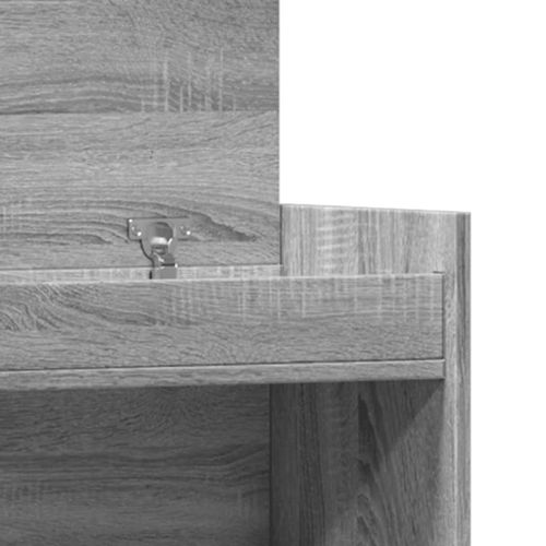 Szafka na buty, szary dąb sonoma, 100,5x28x100 cm na Arena.pl