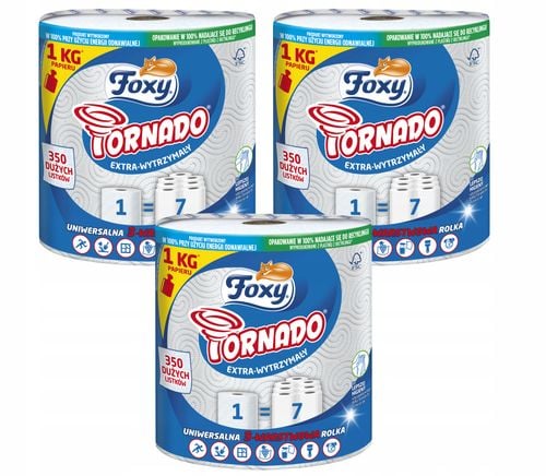 ręcznik papierowy foxy tornado - 3 szt. na Arena.pl