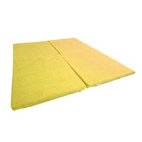 mata do zabawy kwadratowa 120 cm 4-częściowa żółty