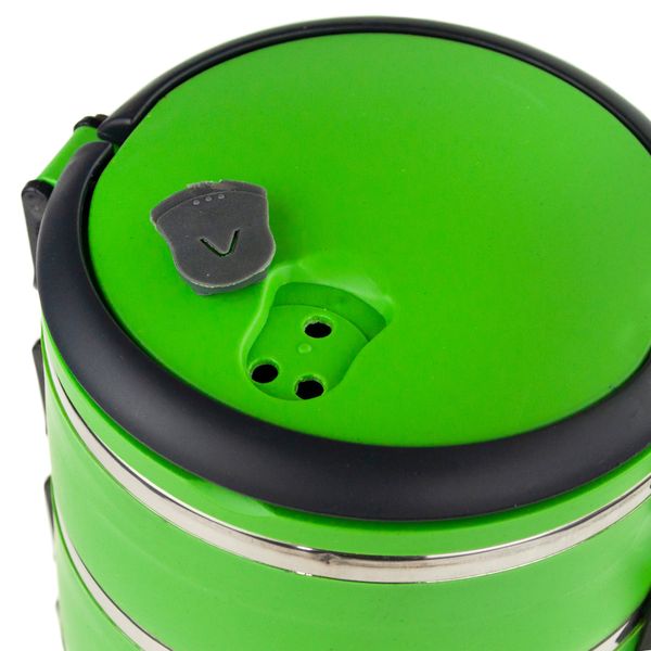 POJEMNIK NA ŻYWNOŚĆ MENAŻKA OBIADOWY LUNCH BOX 4 czesci 2,8L Termos zdjęcie 6