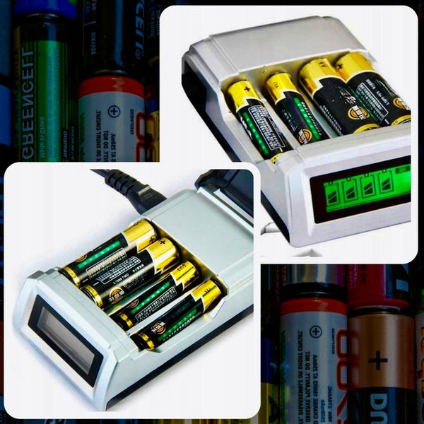 ŁADOWARKA AUTOMATYCZNA DO BATERII AKUMULATORÓW PALUSZKÓW WSKAŹNIK AAA i AA zdjęcie 10