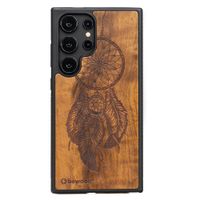 Drewniane Etui Bewood na Samsung Galaxy S24 Ultra ŁAPACZ SNÓW IMBUIA